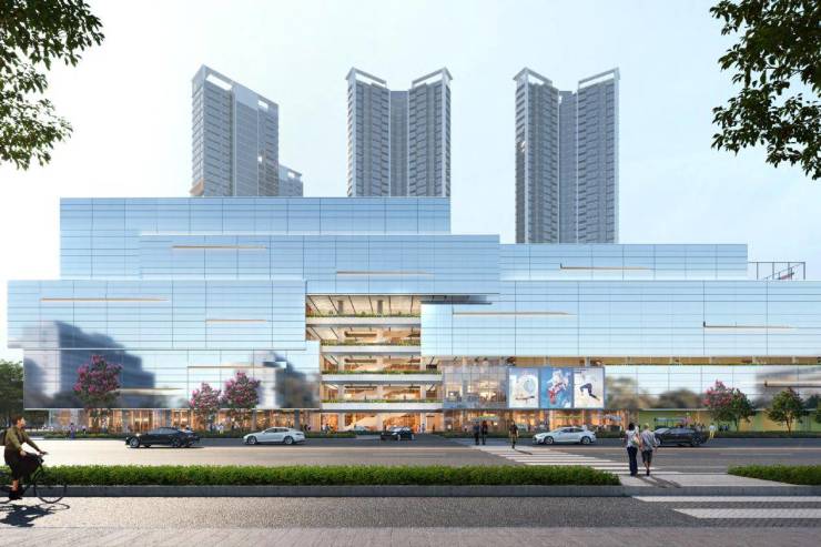 谈球吧官网顺德加快率 体裁筑新城 华润置地旗下体裁中间正式完工!(图4)